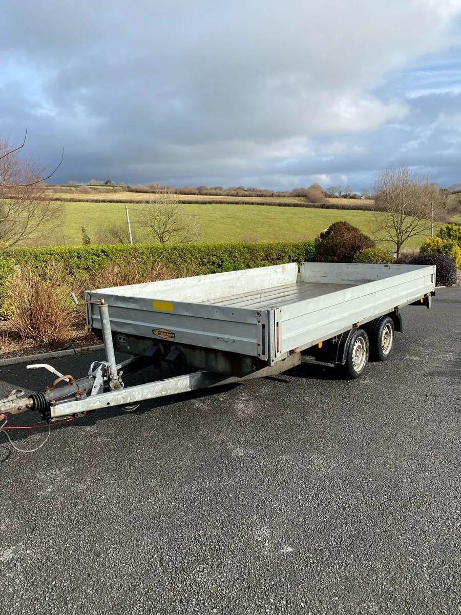 14x7 Bockmann dropside trailer - Image 1