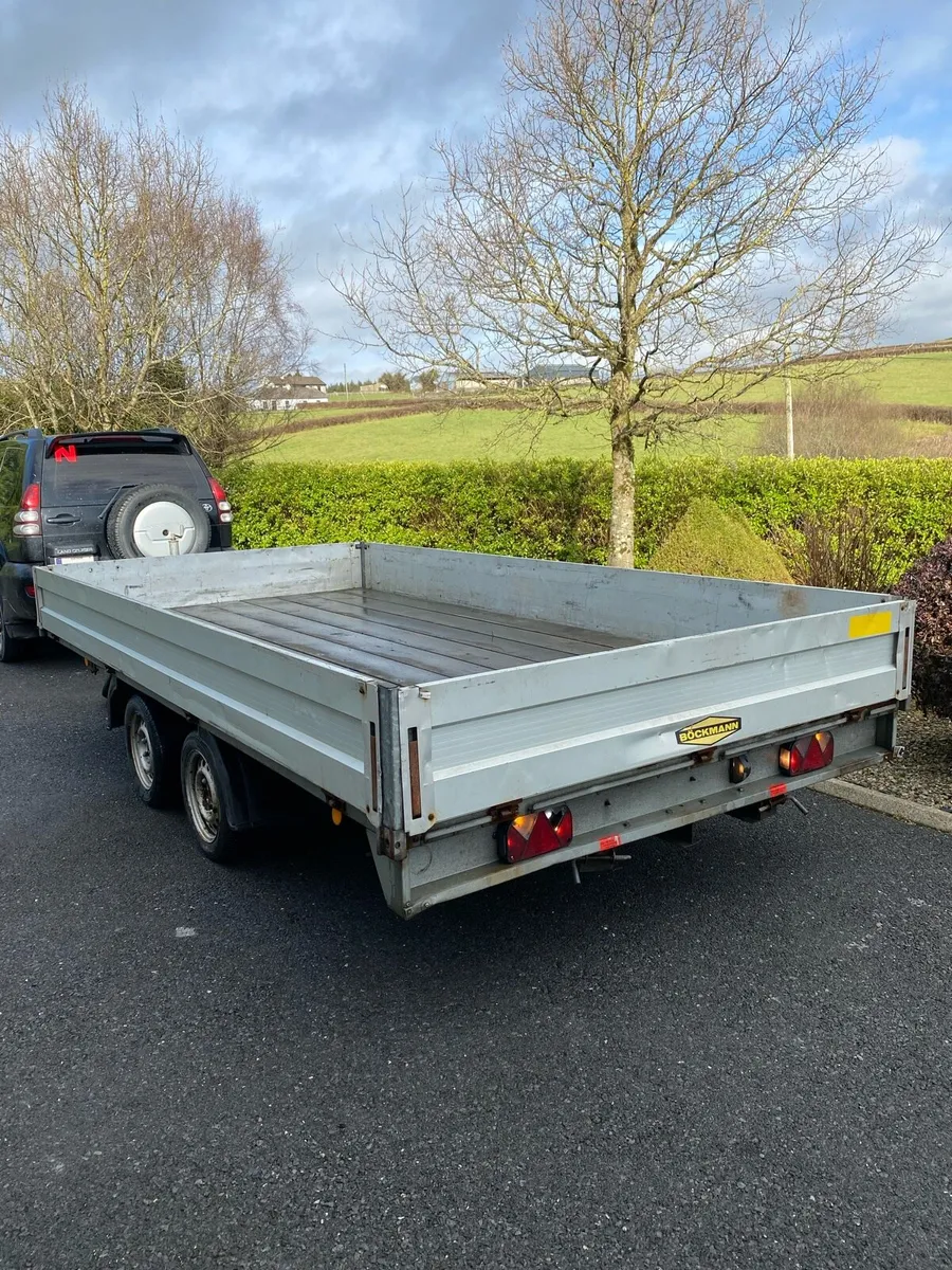 14x7 Bockmann dropside trailer - Image 2