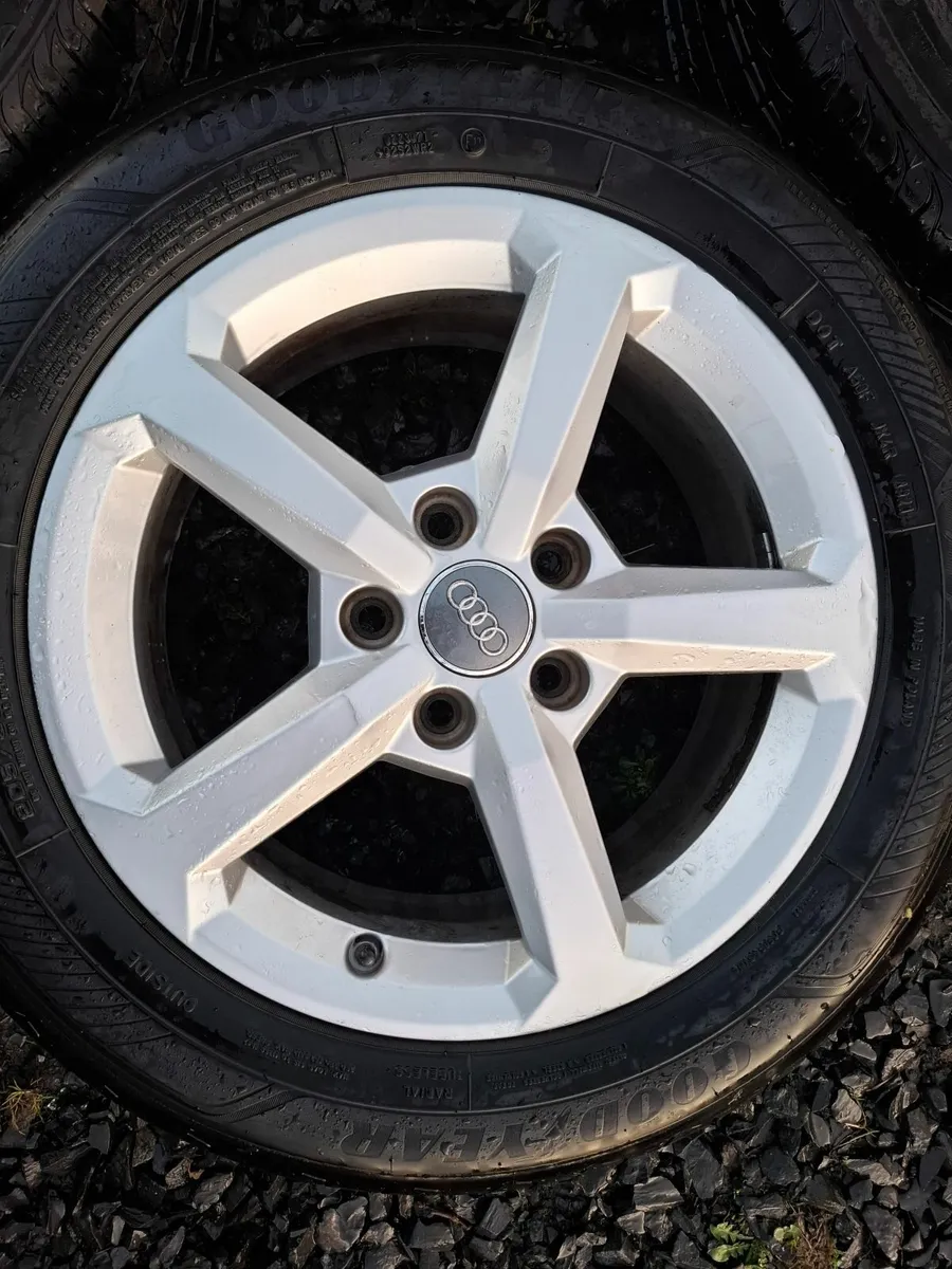 16" Genuine Audi, Vw, Seat,  Skoda alloys with tyr - Image 1