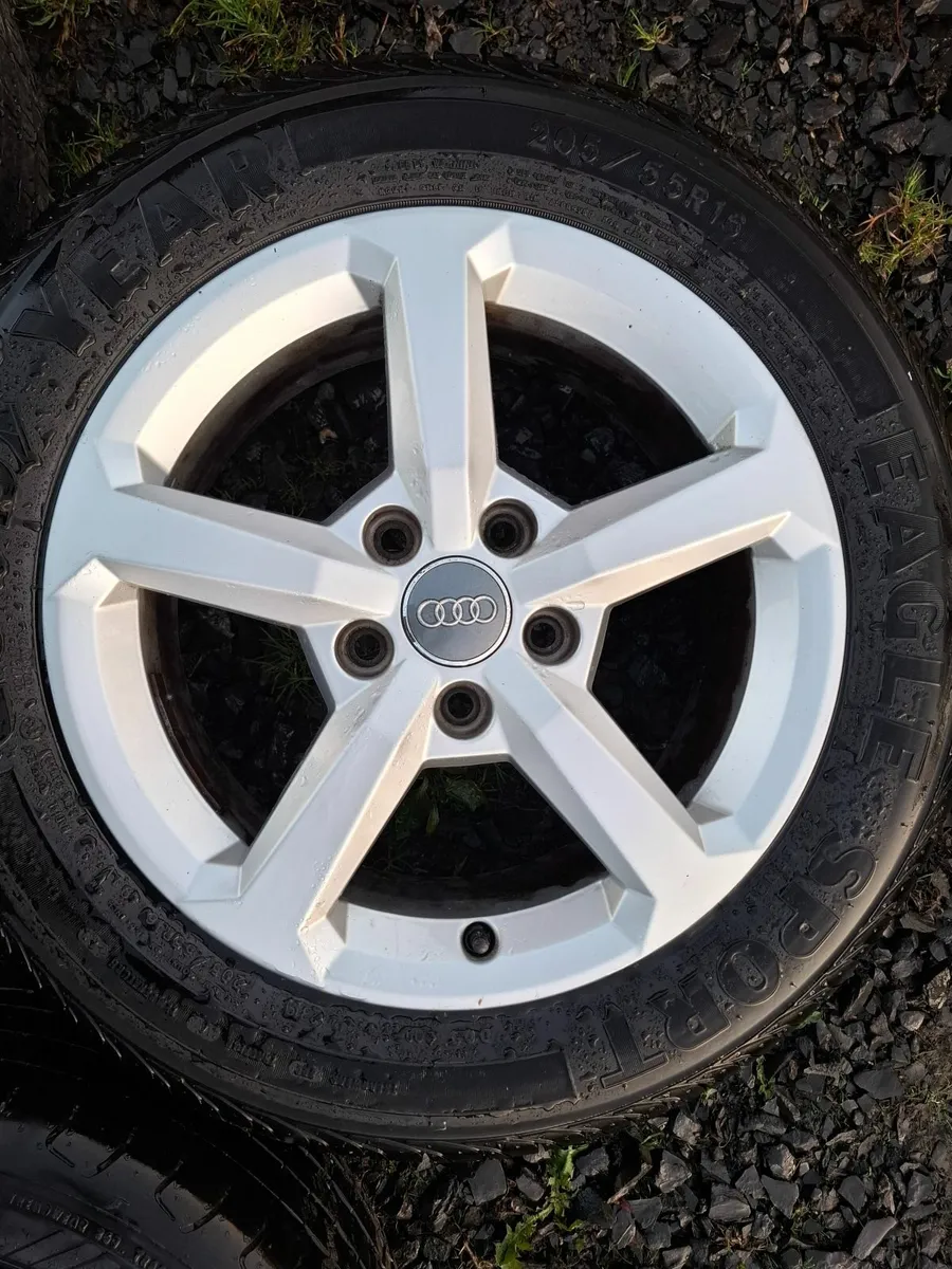 16" Genuine Audi, Vw, Seat,  Skoda alloys with tyr - Image 2