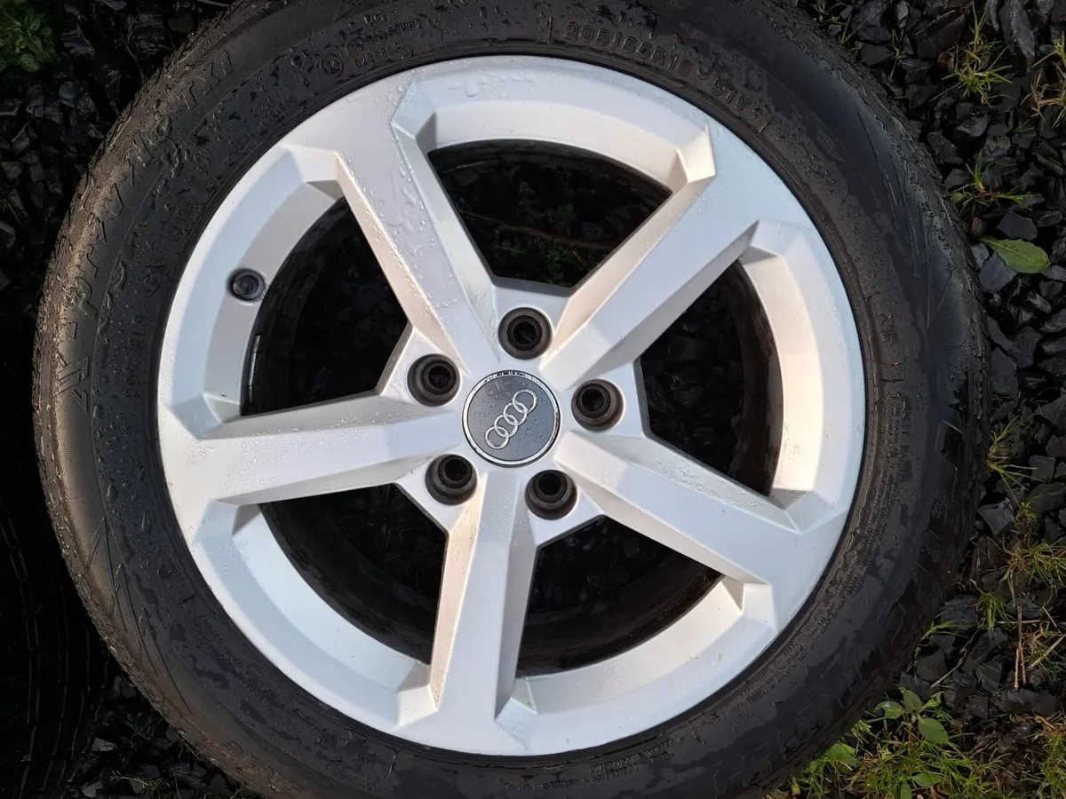 16" Genuine Audi, Vw, Seat,  Skoda alloys with tyr - Image 3