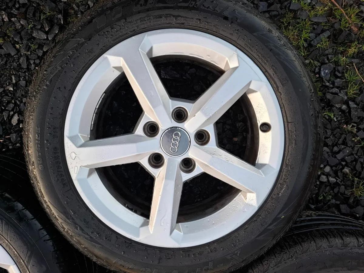 16" Genuine Audi, Vw, Seat,  Skoda alloys with tyr - Image 4