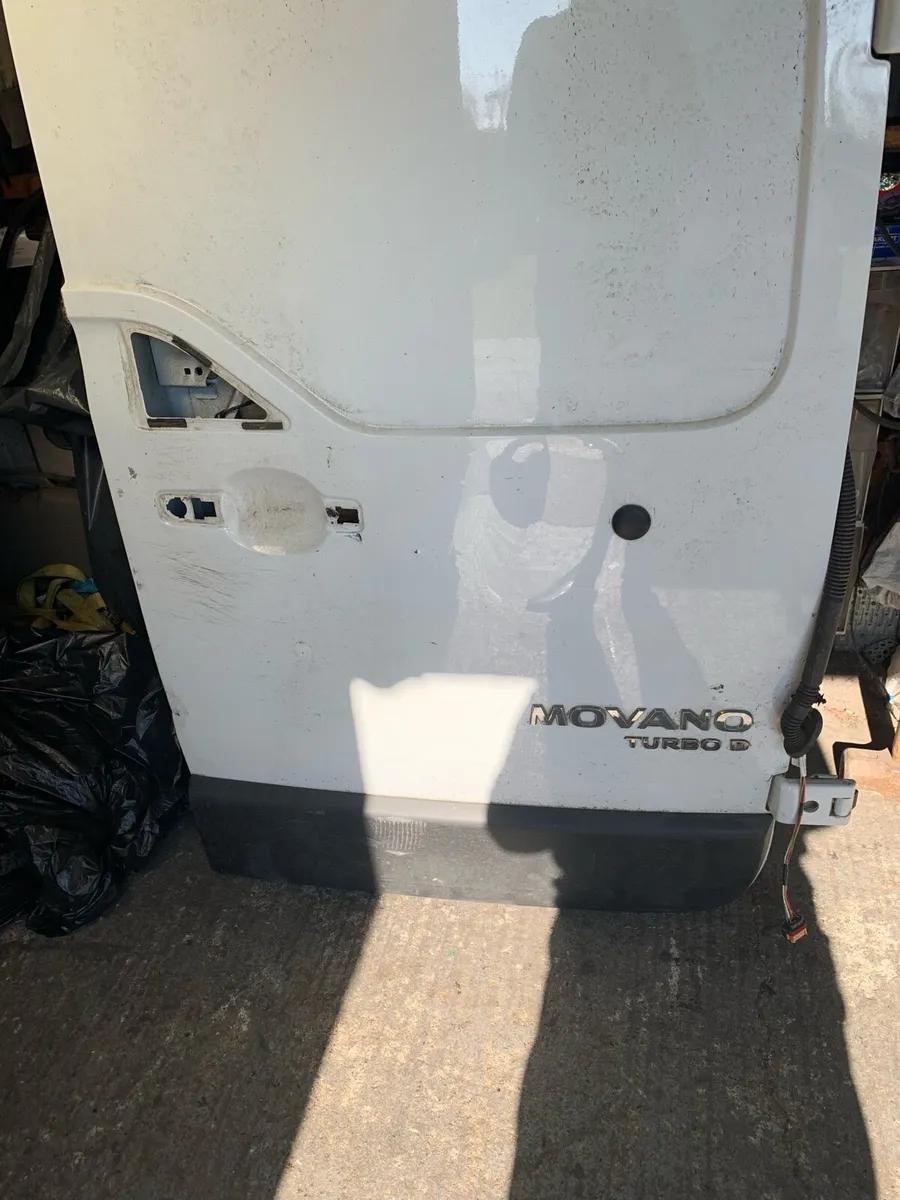 Opel movano Renault  master rear door and roof rac - Image 2