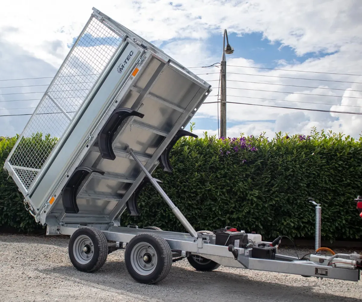 New M-Tec 8ft x 5ft Tipping Trailer - Image 1