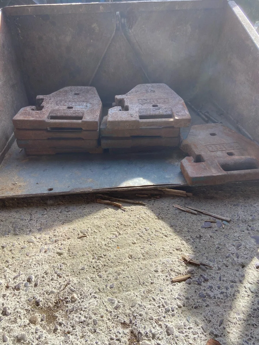 Ford TW/600 series front weights x 9 - Image 3