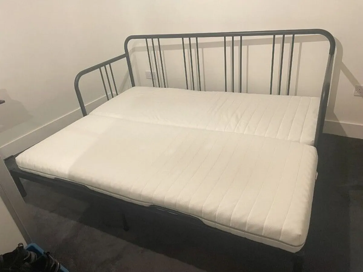 IKEA Fyresdal Bed & Mattresses - Image 2