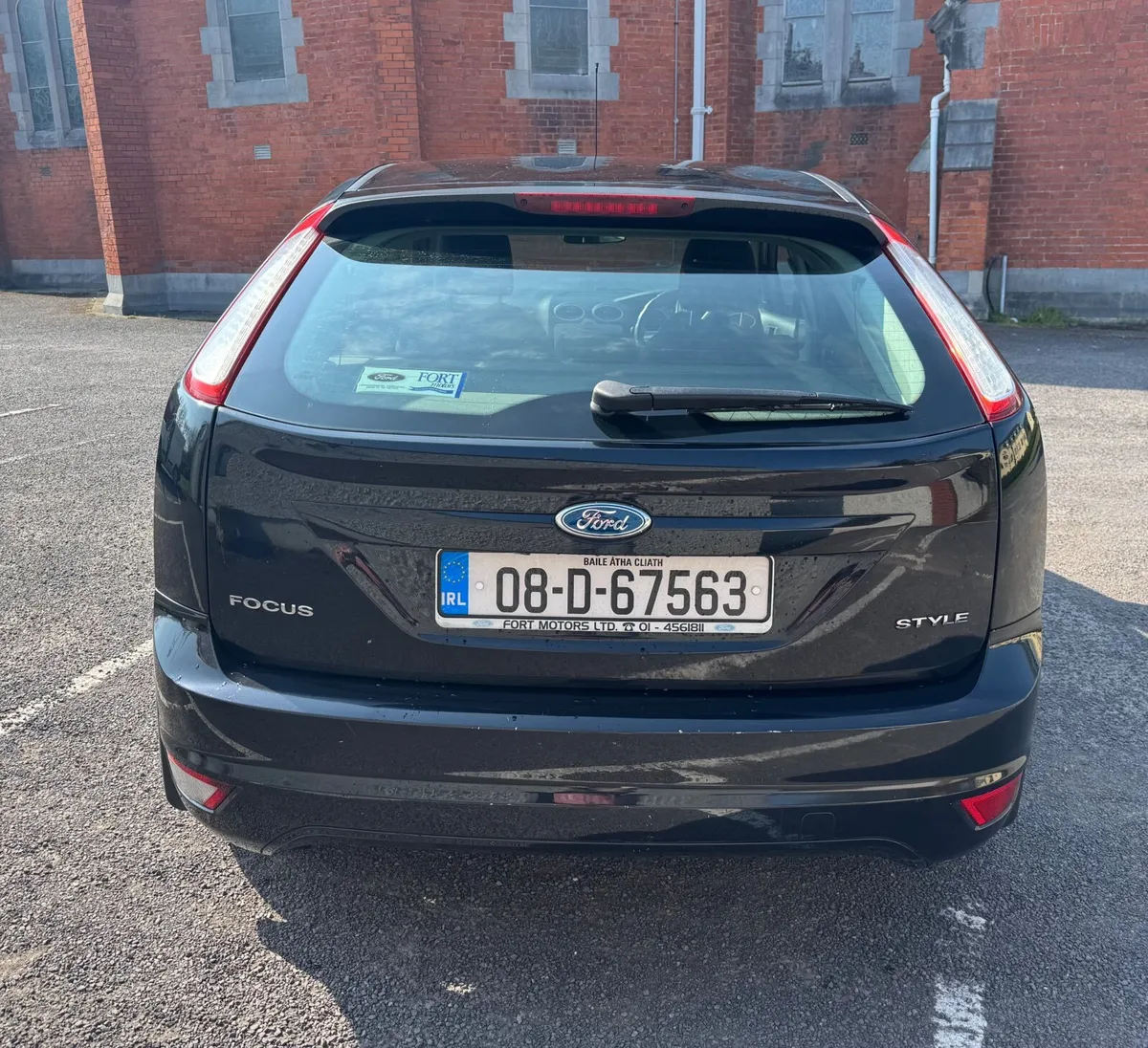 Ford Focus 08 1.4petrol black hatchback NCT 2/26 - Image 4
