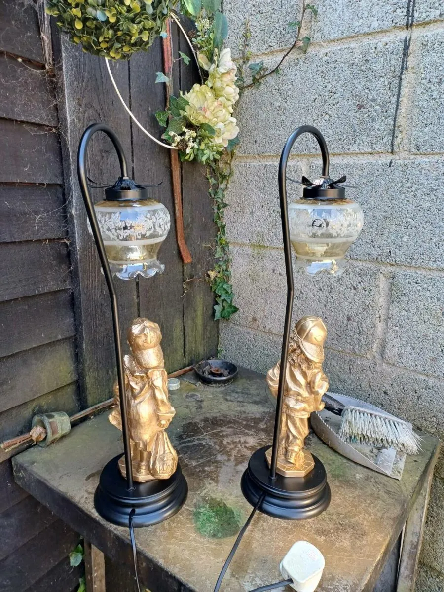 Vintage Figure Lamps - Image 2