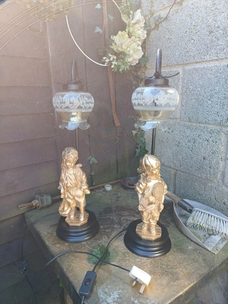 Vintage Figure Lamps - Image 3