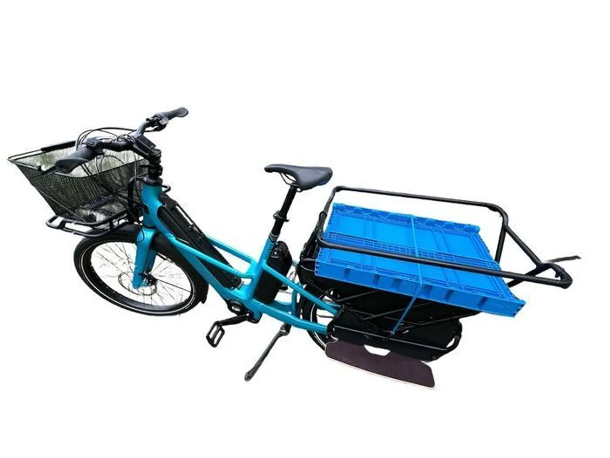 Electric cargo/child bicycle - Cube Longtail Hybrid 725 - Image 2