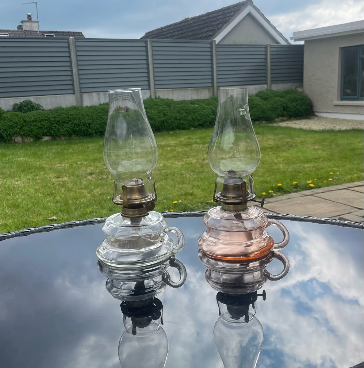 Antique Victorian Oil Lamps - Image 1