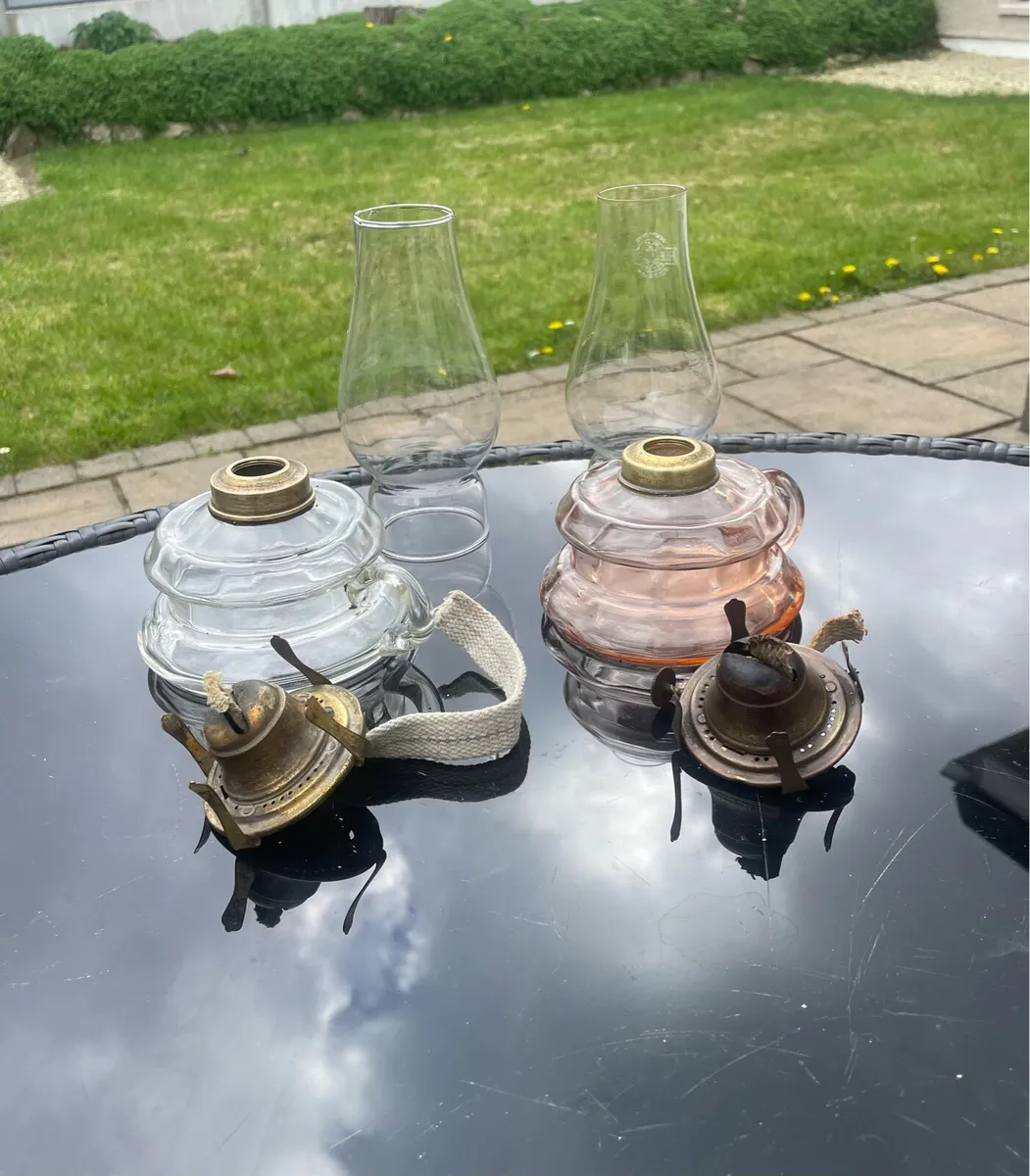 Antique Victorian Oil Lamps - Image 3