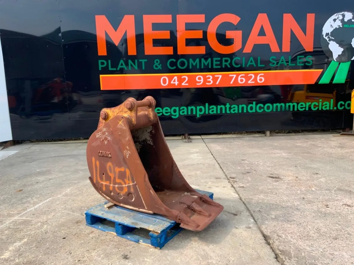 24"  LEMAC DIGGING BUCKET...70mm PINS.......1495A. - Image 1