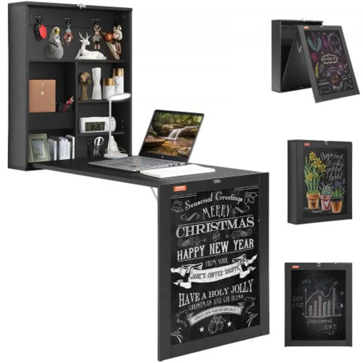 Wall Mounted Desk, Fold out Convertible Desk, Mult