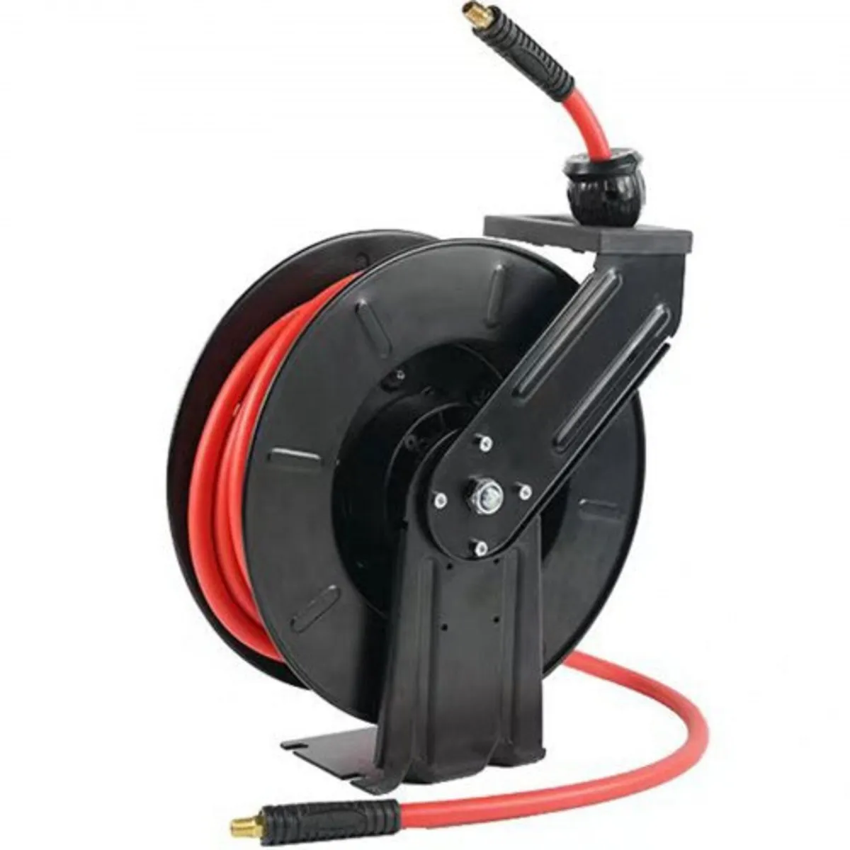 Air Hose Reel 3/8" x 25' Auto Rewind Hybrid Rubber