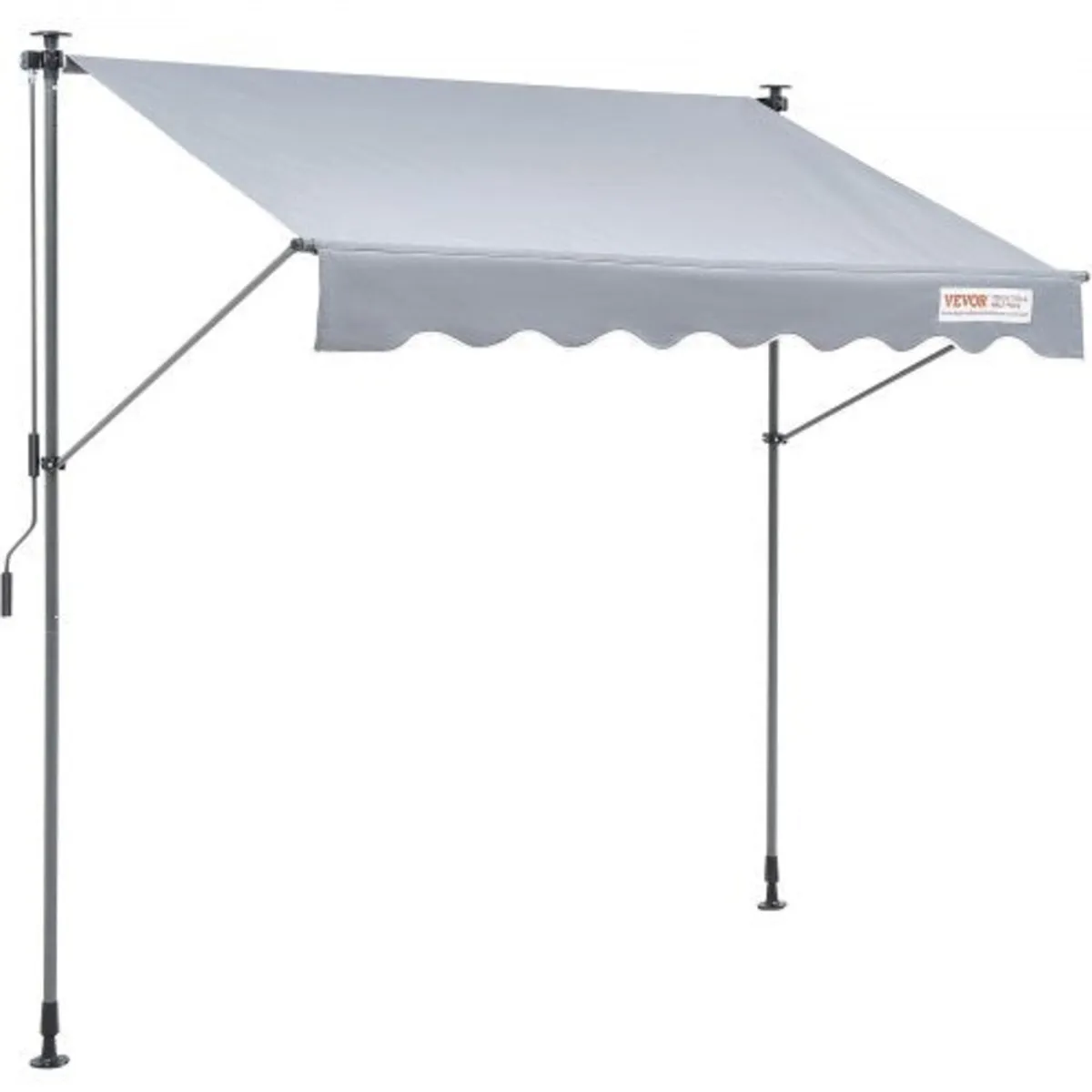 Manual Retractable Awning, 118" Outdoor Retractabl