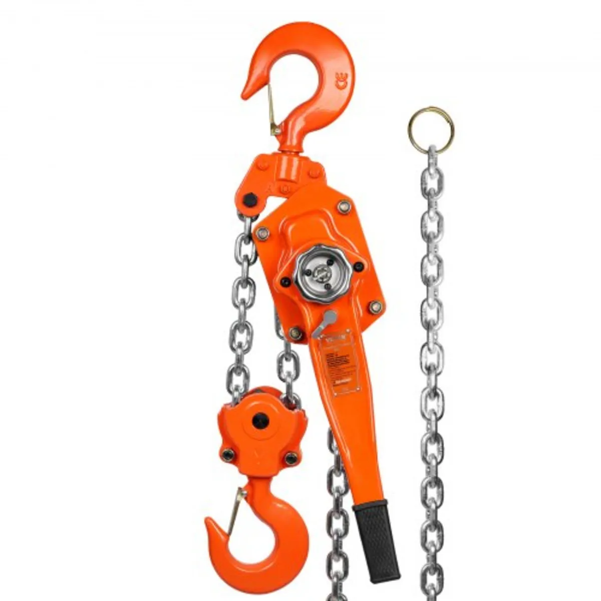 Manual Lever Chain Hoist, 6 Ton 13200 lbs Capacity