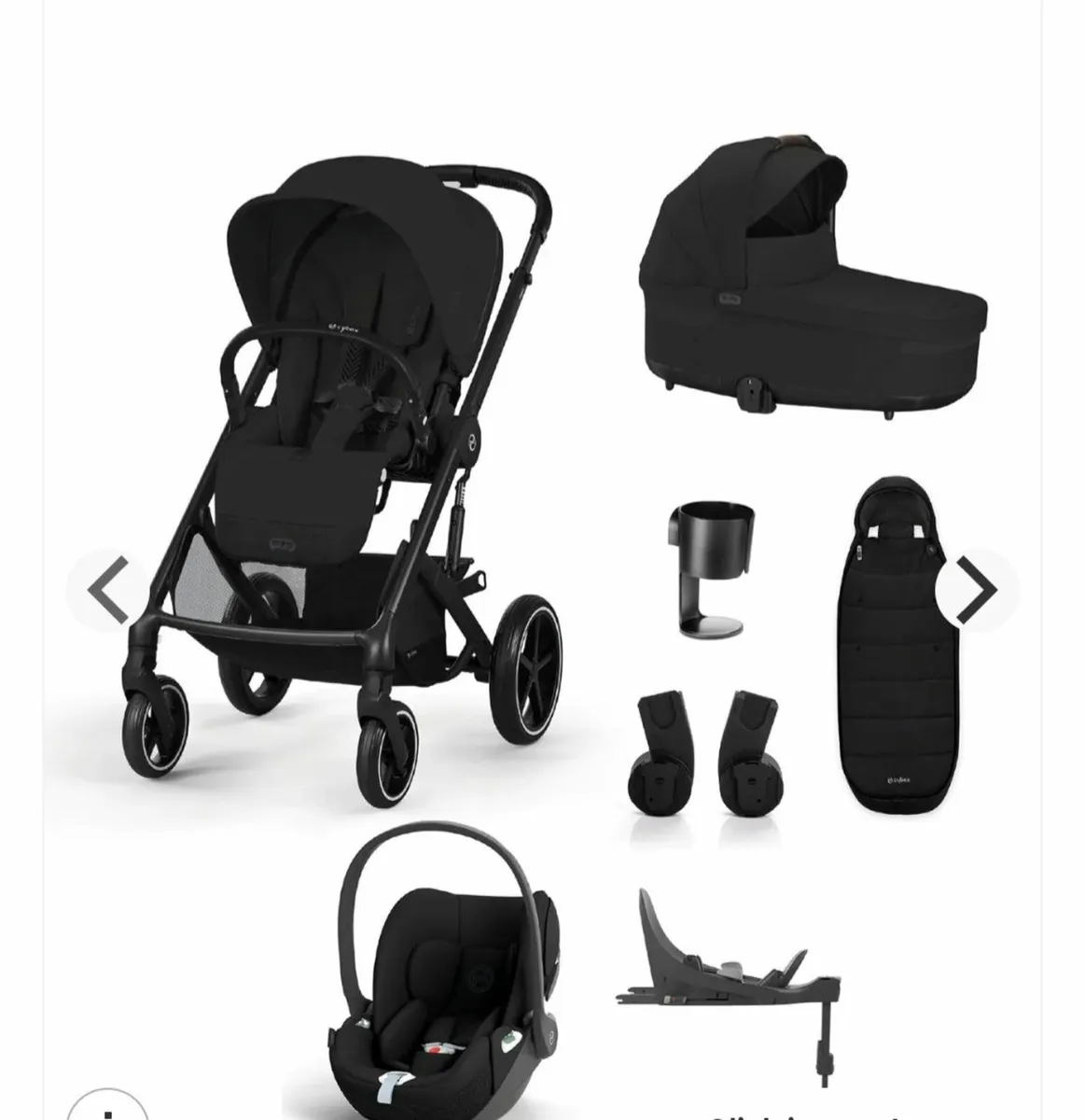 Cybex Balios Bundle with Cybex Cloud T i-Size Rota - Image 1