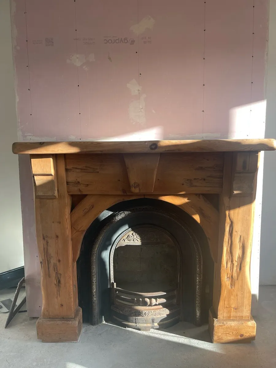 Fireplace frame wood - Image 2