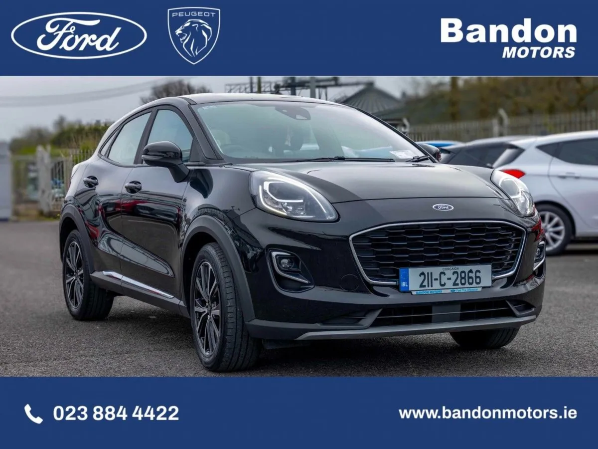 Ford Puma 2021 Ford Puma Black 1.0t Ecoboost Mhev - Image 1