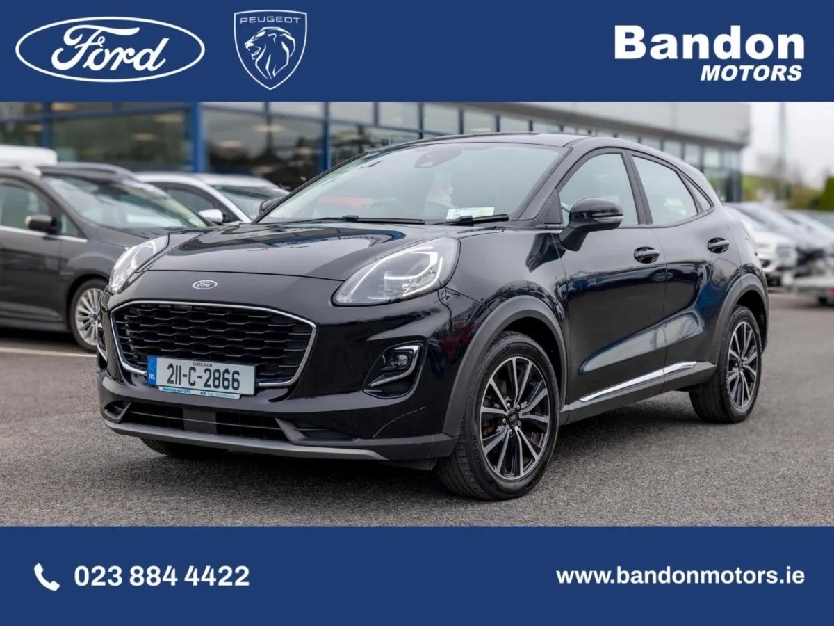 Ford Puma 2021 Ford Puma Black 1.0t Ecoboost Mhev - Image 2