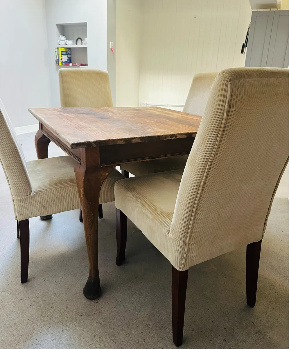 Kitchen Table & 4 Chairs - Image 4