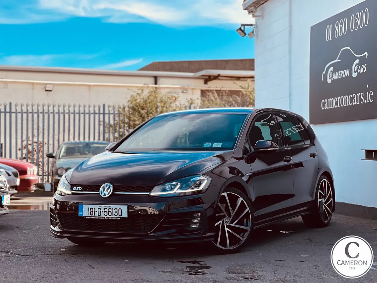 VOLKSWAGEN GOLF GTD INDIVIDUAL RUBY BLACK FINANCE - Image 1