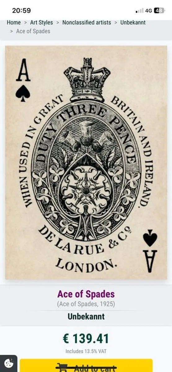 De La Rue early 1900 French playing cards - Image 3