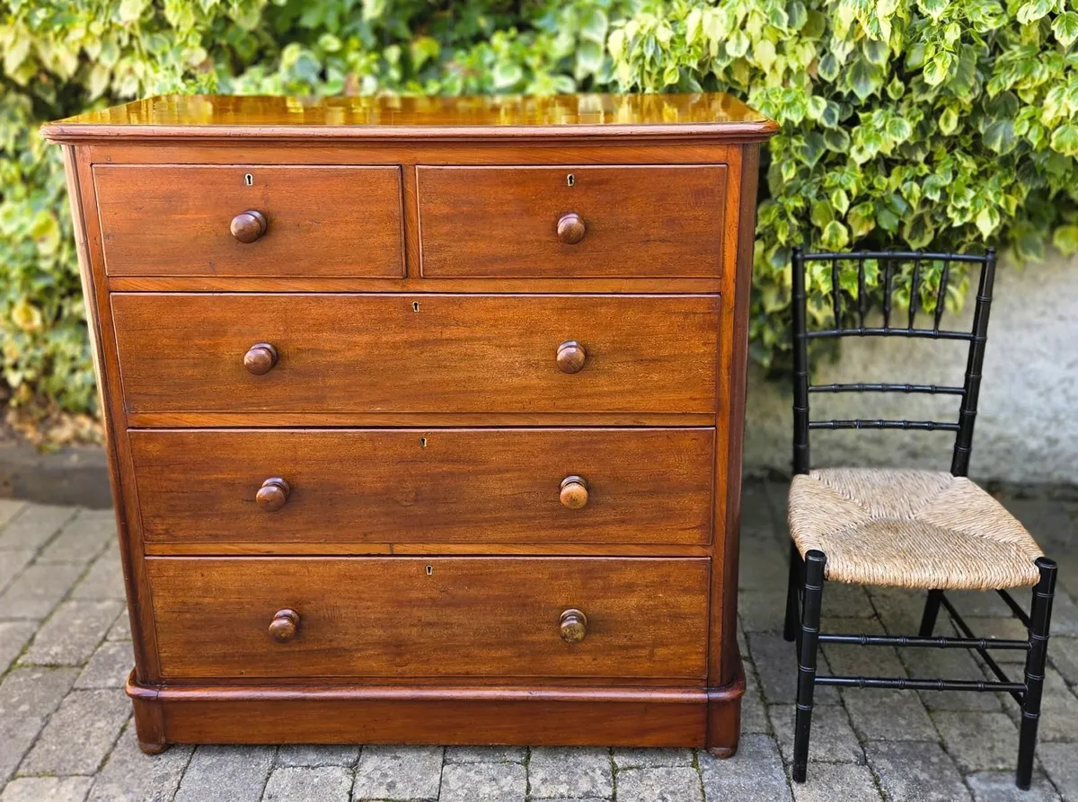 Large Victorian Chest- Circa 1870 - Image 4