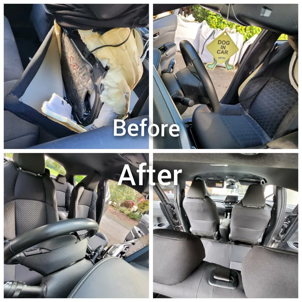 Seat repair & reupholstery & foam refoam - Image 1