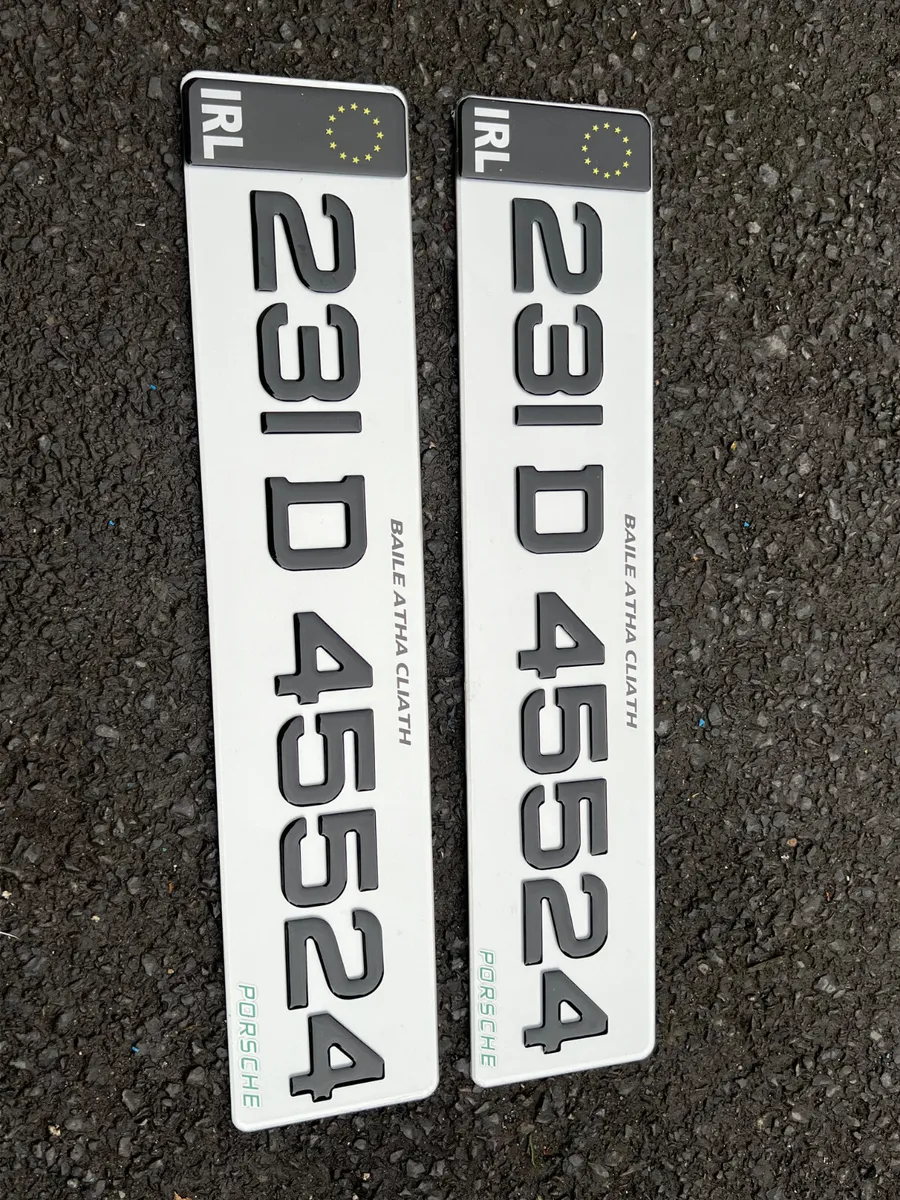 Ultimate number plates gel German jap delivered - Image 2