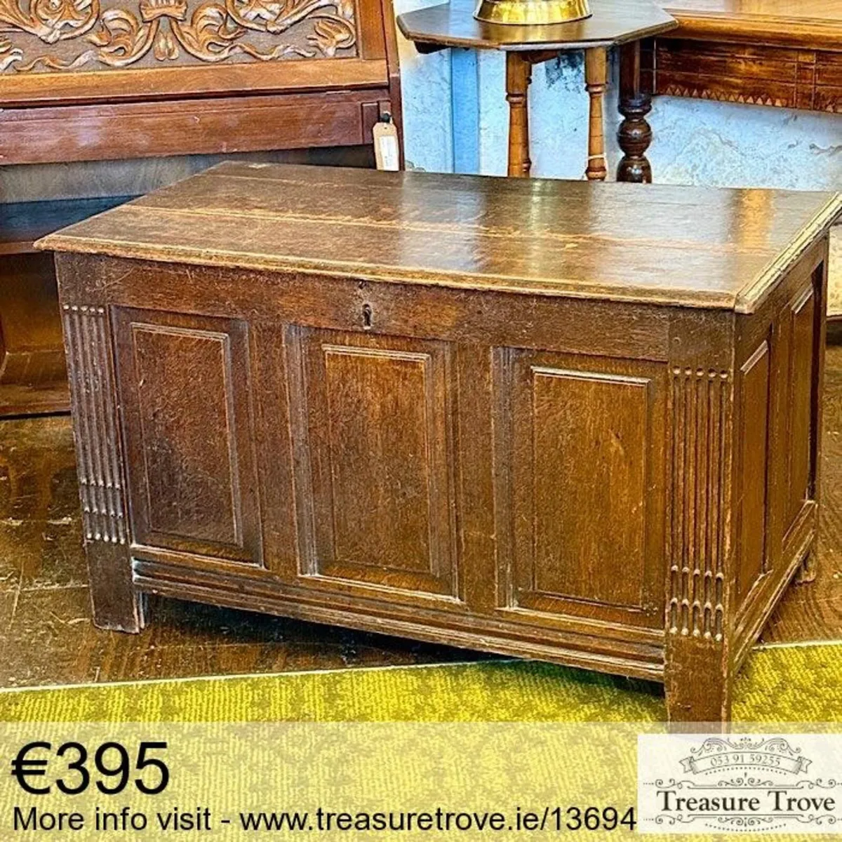 Antique and Vintage Blanket Boxes / Linen Trunks - Image 4