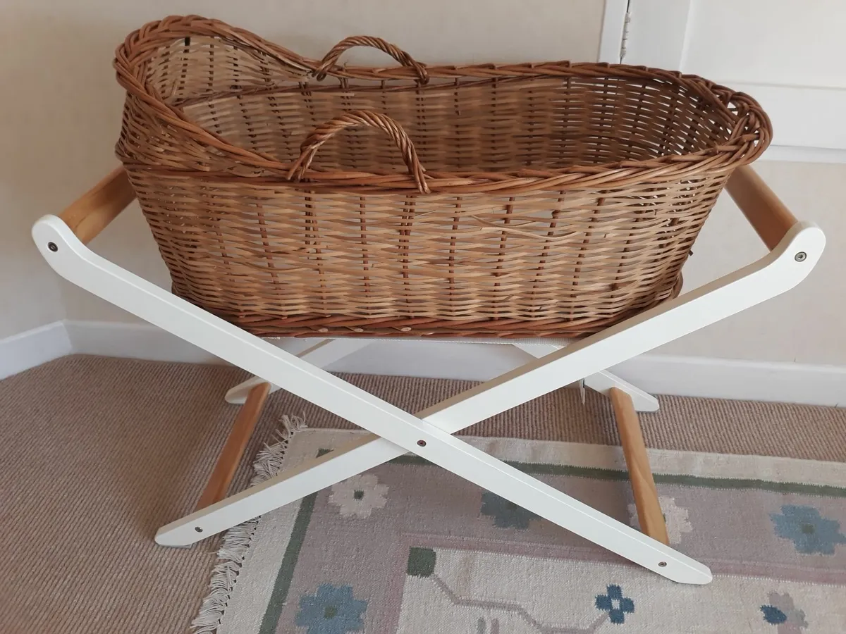 Wicker Moses Basket - Image 1