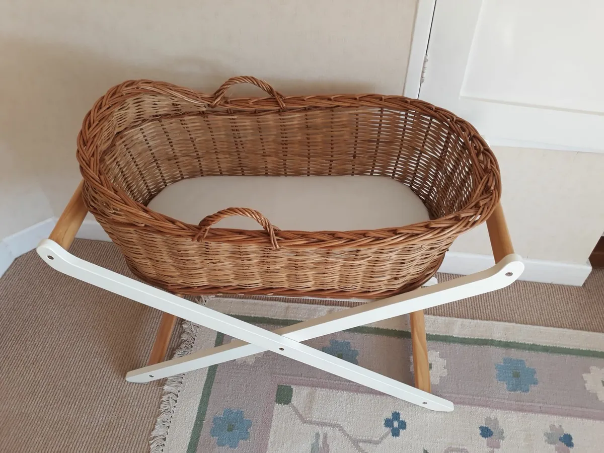 Wicker Moses Basket - Image 2
