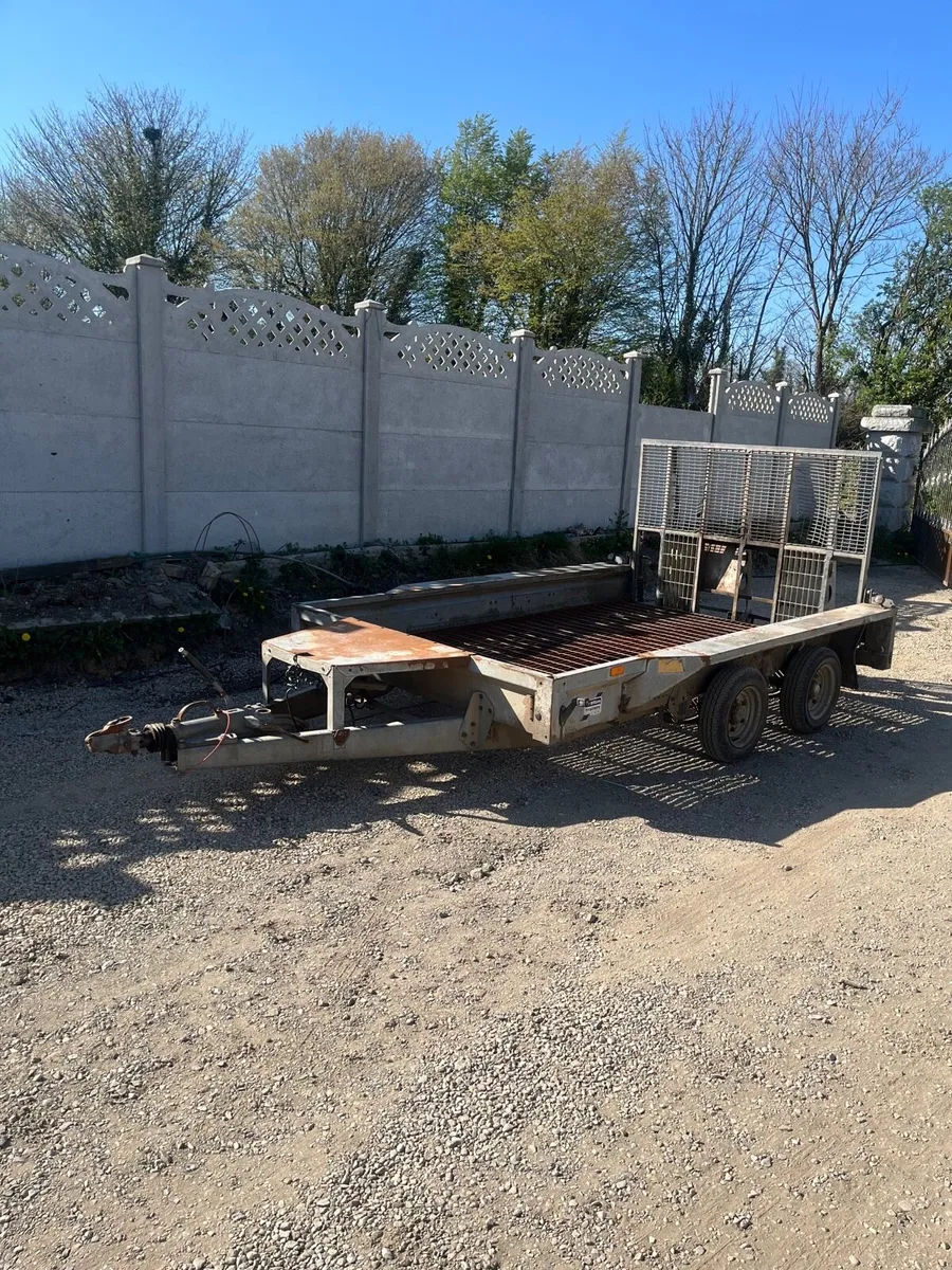 Ifor Williams plant trailer - Image 1