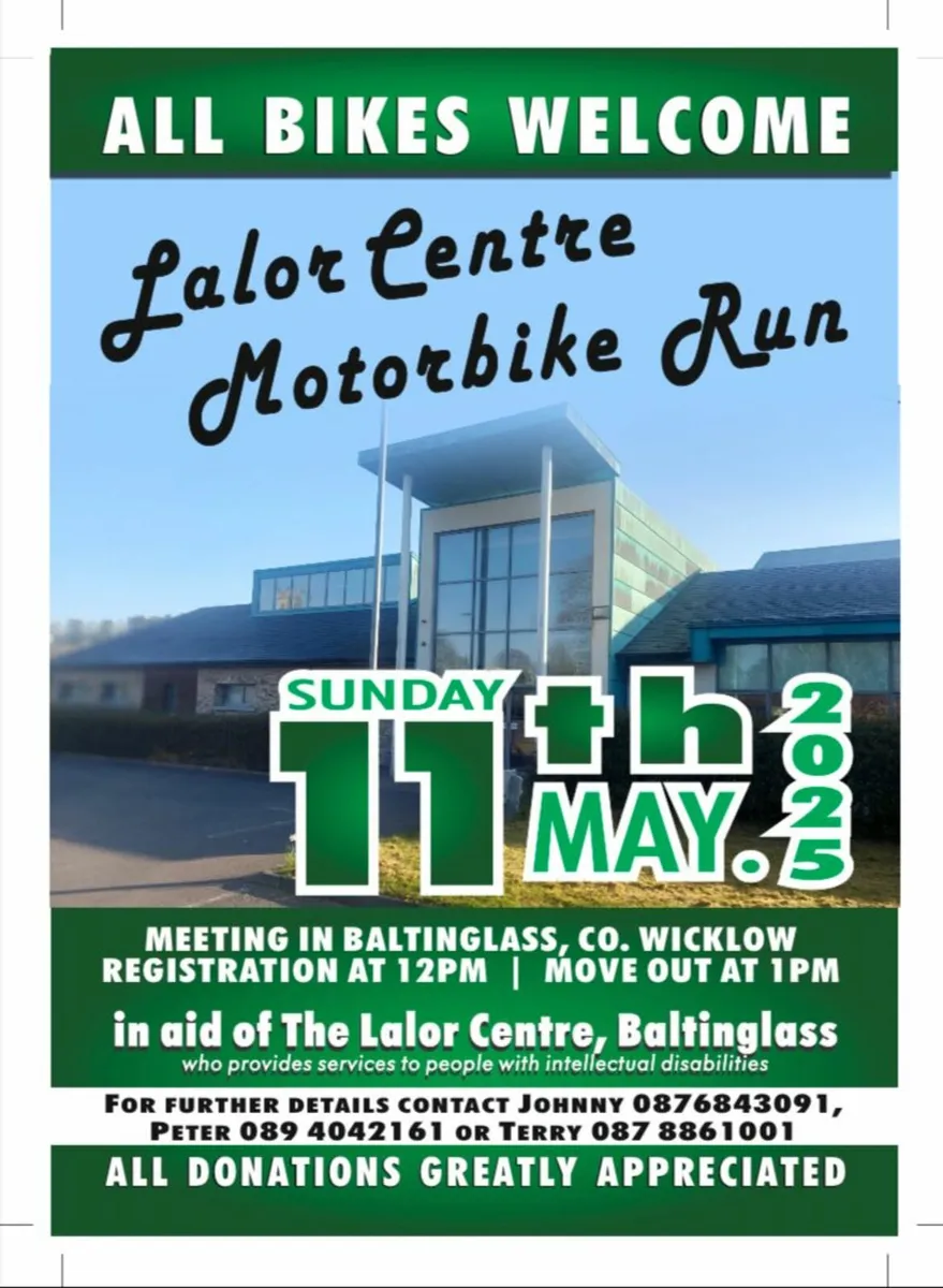 Charity motorcycle Run
