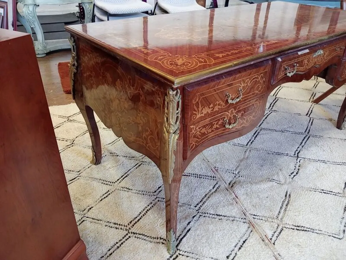 Impressive Large Ornate Desk - Image 2