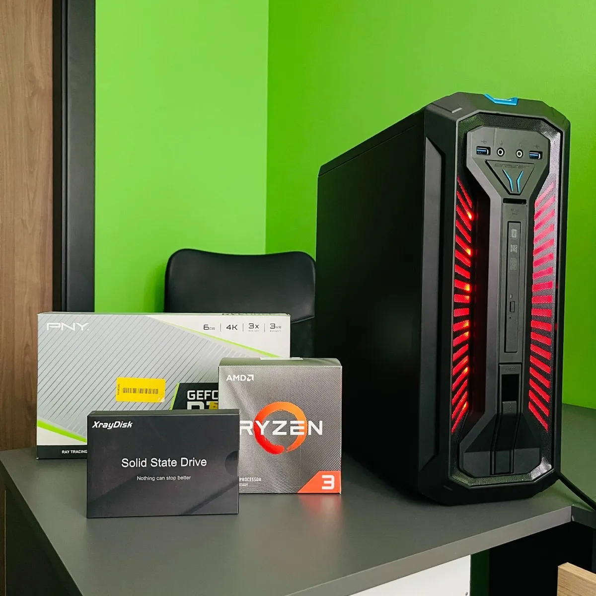 PC Ryzen 3 3100, RTX 2060 6GB, 16GB DDR4 - Image 2