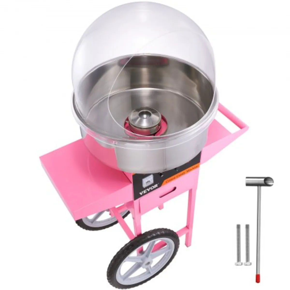 Commercial Cotton Candy Machine with Cart & Cover