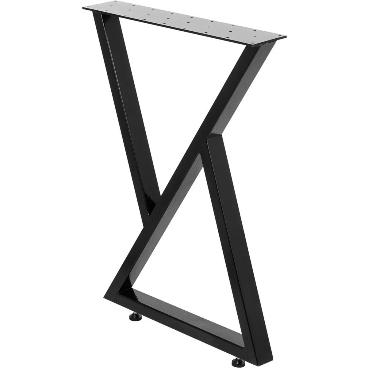 Metal Table Legs Set of 2 Dining Table Legs Black