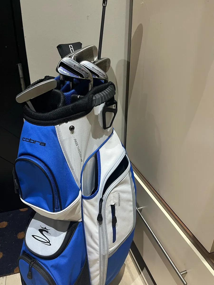 Cobra Golf Clubs and Cart Bag - Image 2