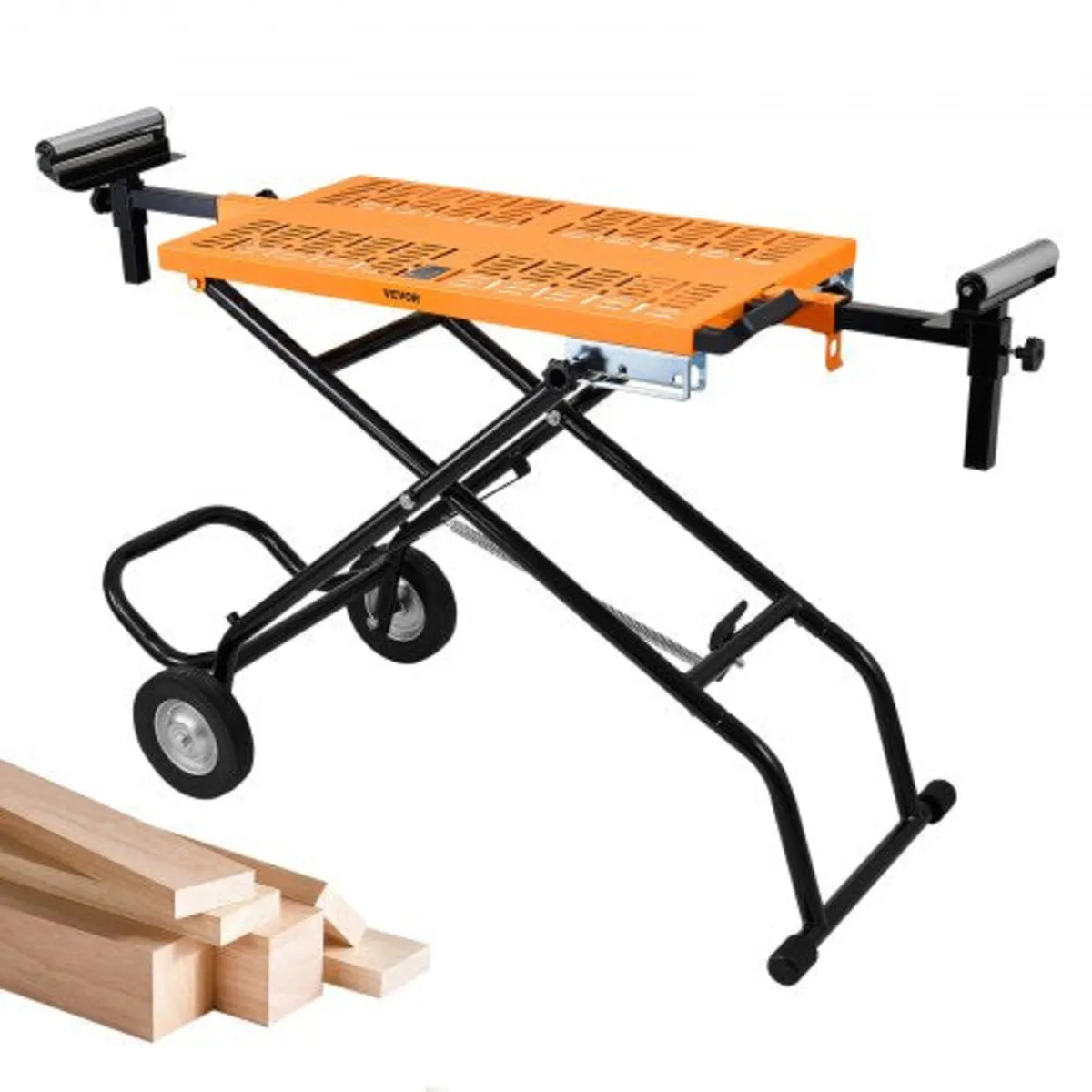 Miter Saw Stand 100in Rolling Foldable Wheeled Mit