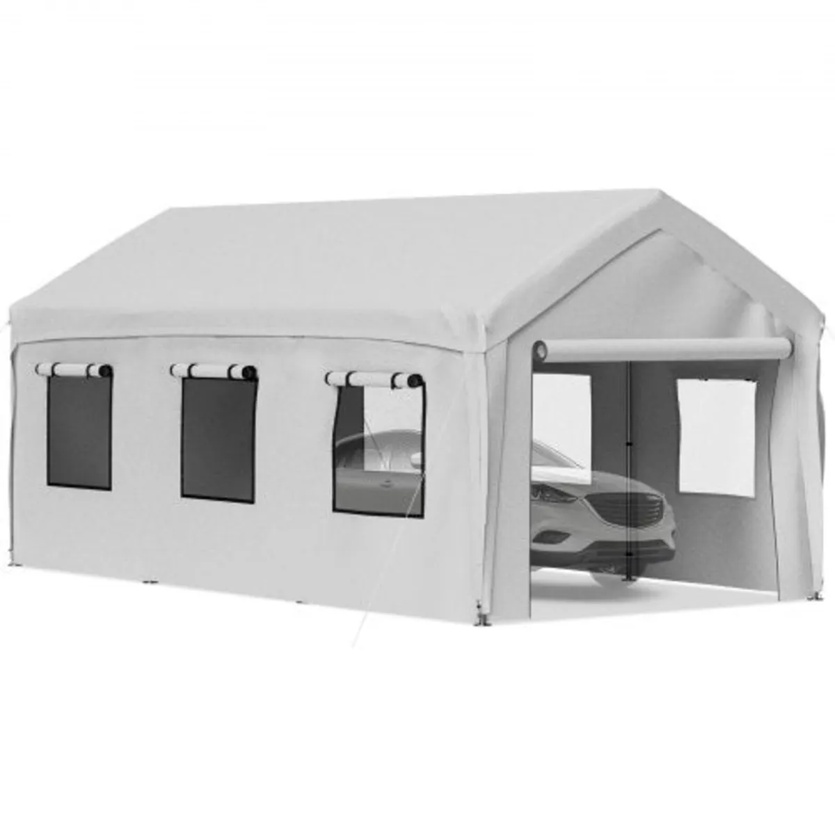 10 x 20 ft Carport Car Canopy, Heavy Duty Garage S