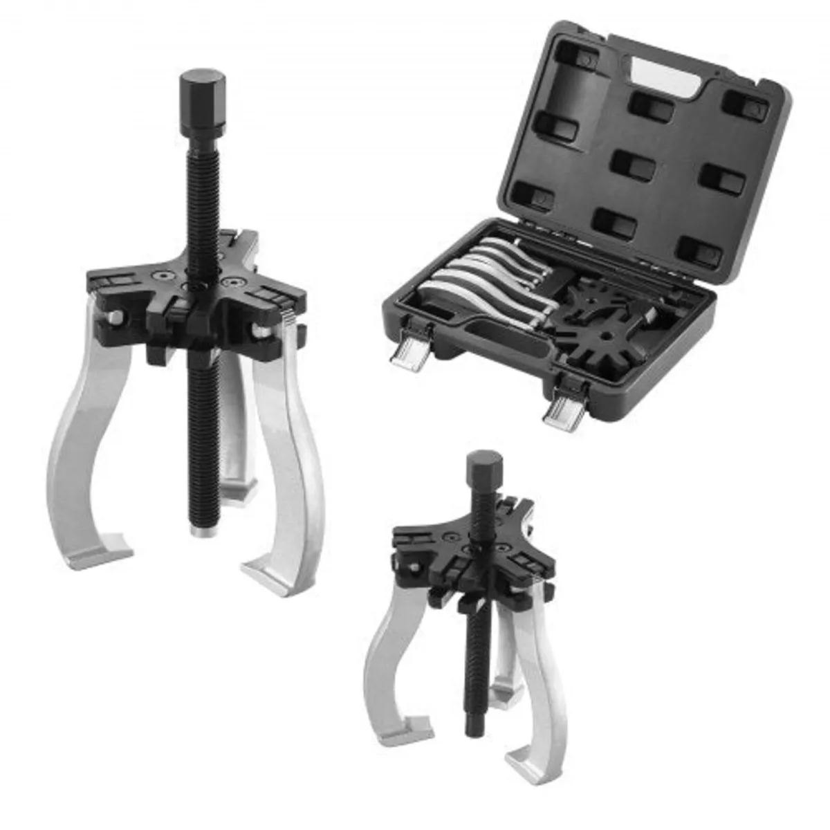 Gear Puller Set, 3" and 7" Puller Kit, 3 Jaw Gear
