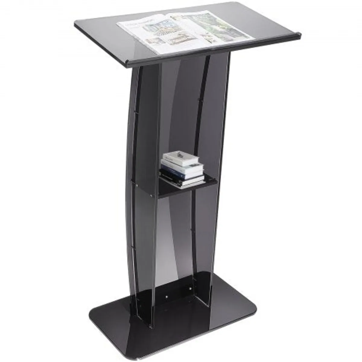Acrylic Podium, 47" Tall, Acrylic Podium Stand wit