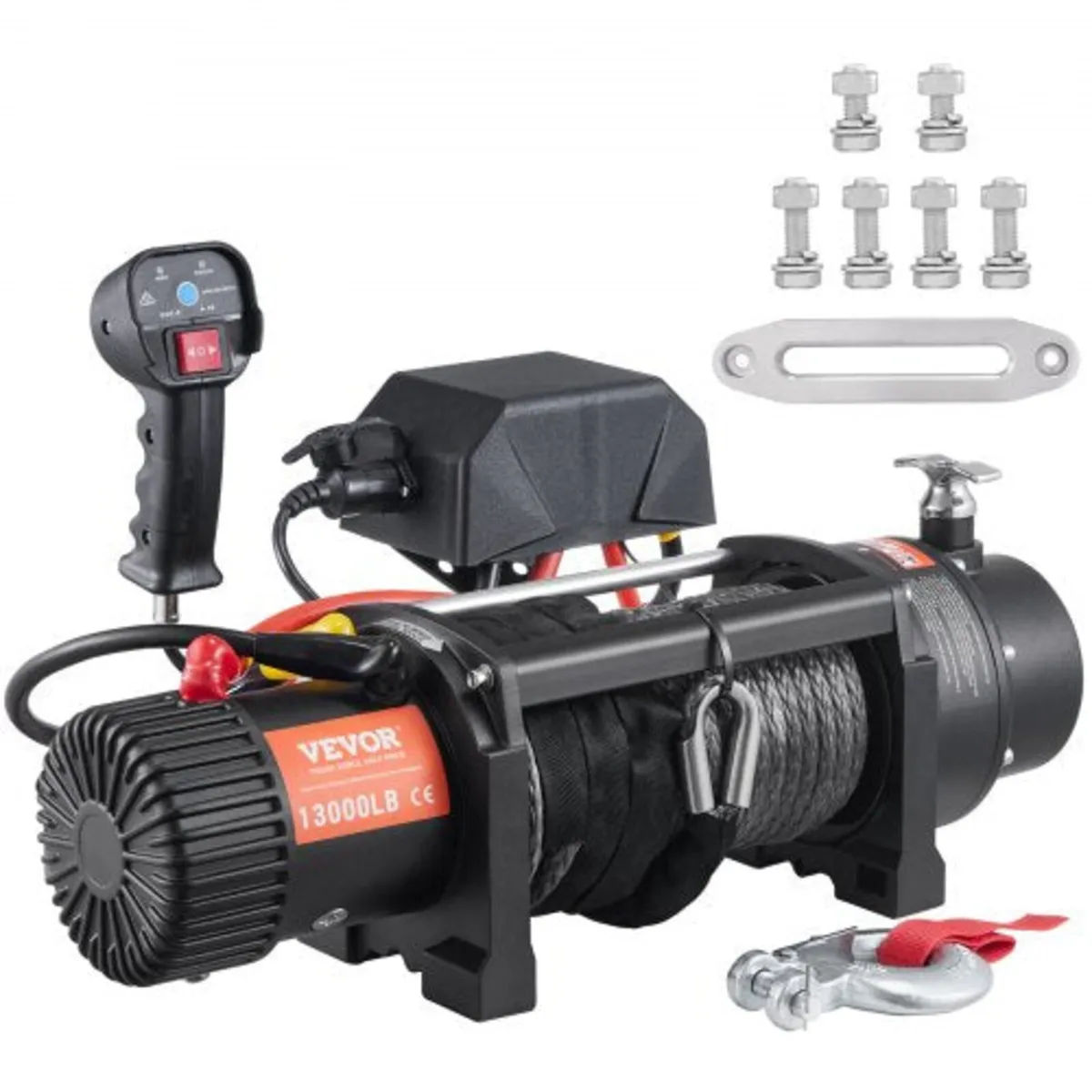 Electric Winch 13,000lb Vehicles Winch IP67 Nylon