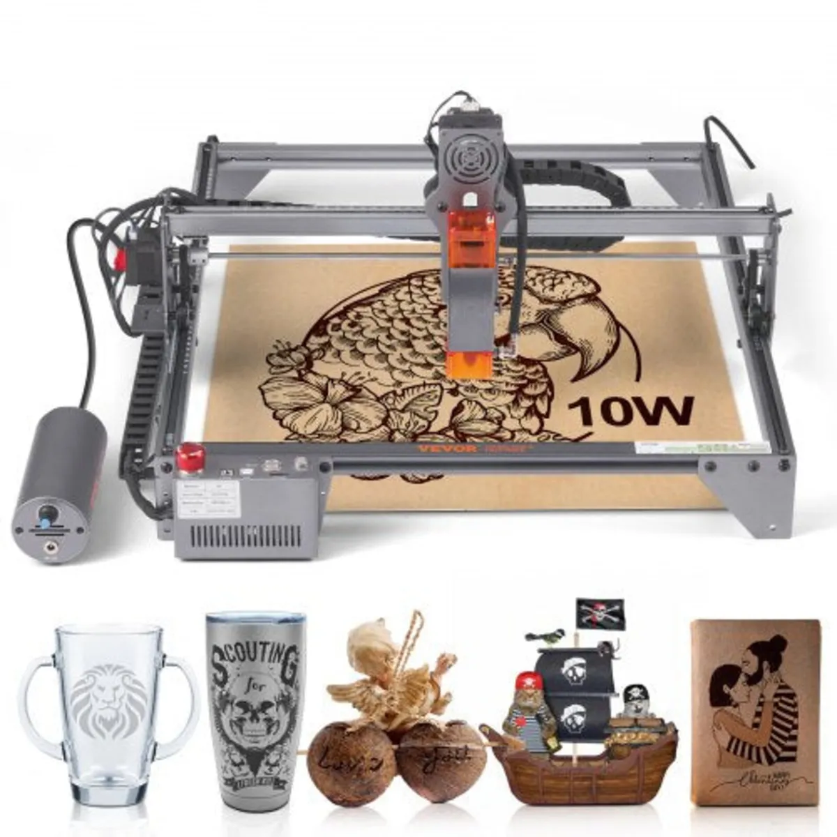 Laser Engraver Laser Engraving Machine 10W Compres