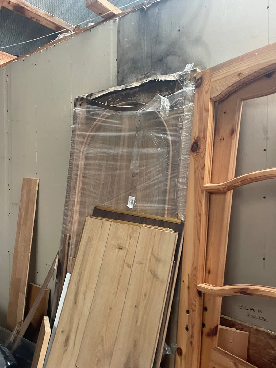 Damaged Interior Wooden Doors - Image 2