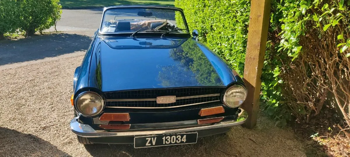 Triumph TR6 with New reconditioned gearbox - Image 1