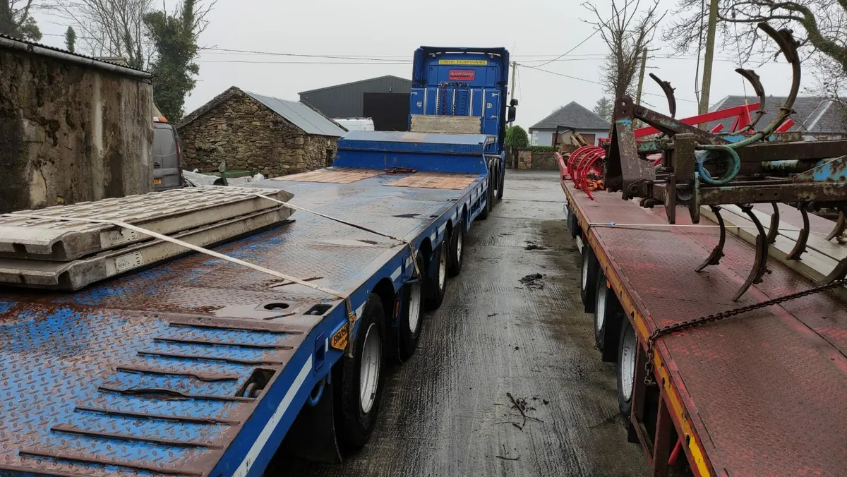 Broshuis 9ft extendable low loader - Image 4